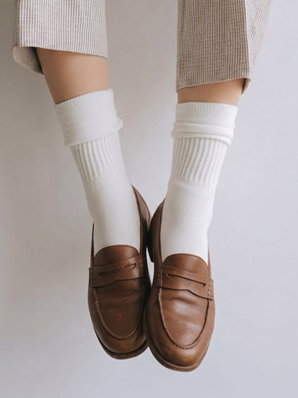 J. Crew Academia Leather Loafers Womens 7.5 School College Work Business Casual